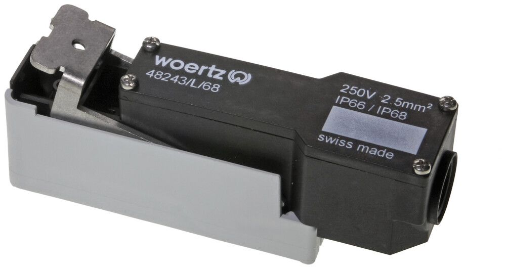Boîte de raccordement Woertz pour câble plat IP 3×2.5/3×4mm² IP68 3P