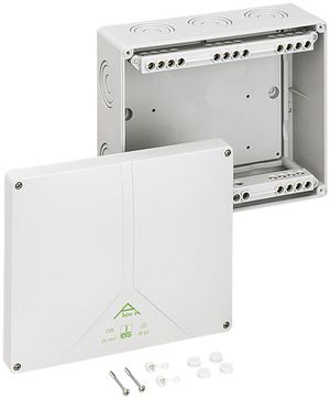 Boîte de dérivation AP Abox-i 250 vide, PC, 250×200×115mm, IP65