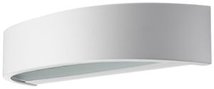 Applique LED SG Curve 7W 550lm 827 IP65 VAR direct 320×103mm blanc