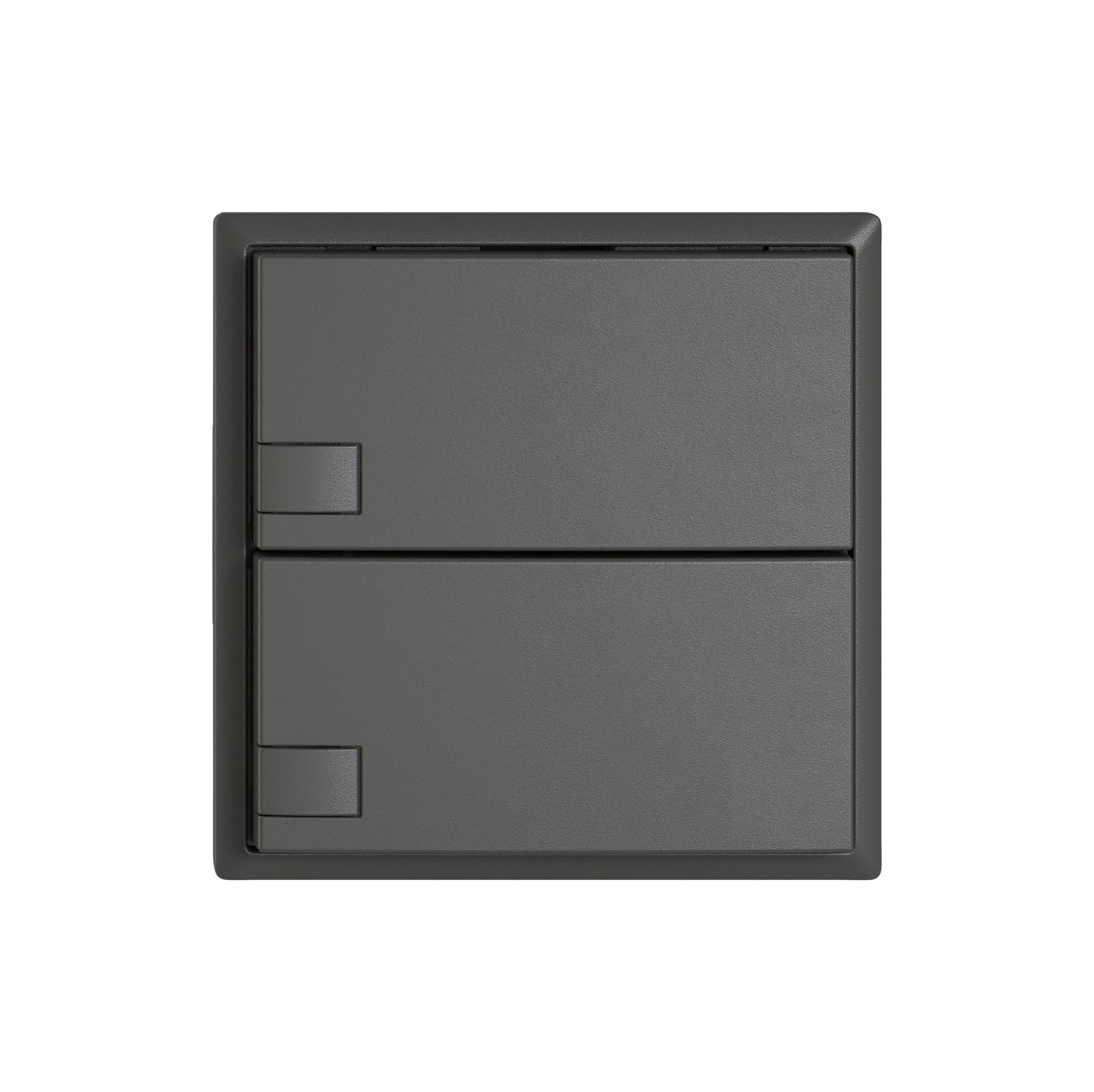 Pulsante universale EDIZIO.liv UNI SNAPFIX® s.LED 2× com.1T grs