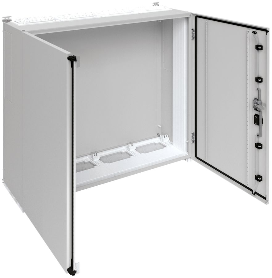 Armadio murale Hager univers con porta piena CP I IP55 1100×1050×275mm RAL 7035