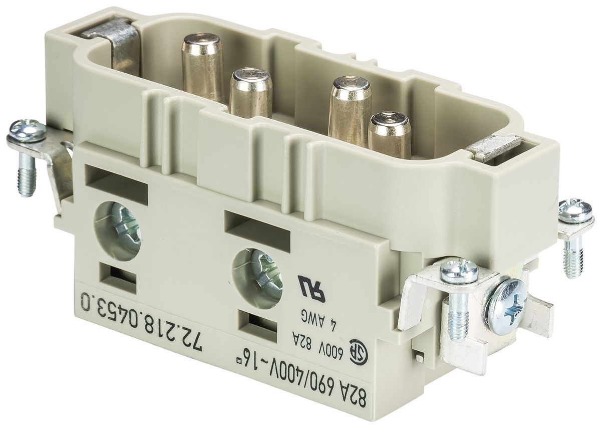 Insert pour fiche Wieland Electric revos POW STS 4P 16A 6…16mm²