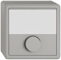 Pulsante di suoneria AP EDIZIO.liv SNAPFIX® 6A 250V targhetta nome grc