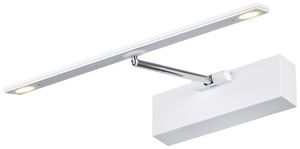 LED-Wandleuchte SLV RETRATO 12W 730lm 3000K 90° 300×201×52mm weiss/chrom