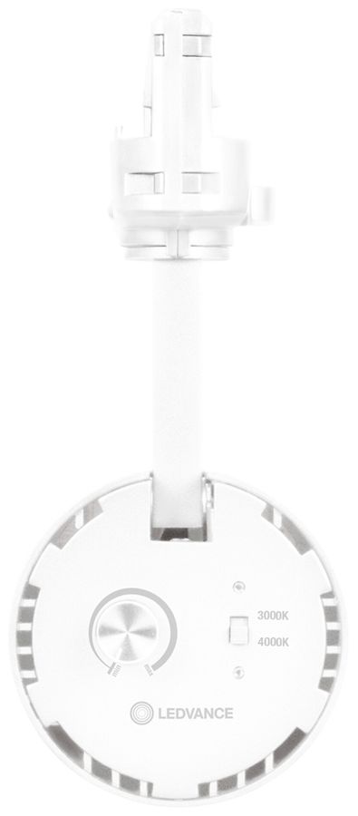 Spot LED LEDVANCE TRACKLIGHT 30W 2400lm 3000K 1-10V AD3PH Ø80×189mm blanc