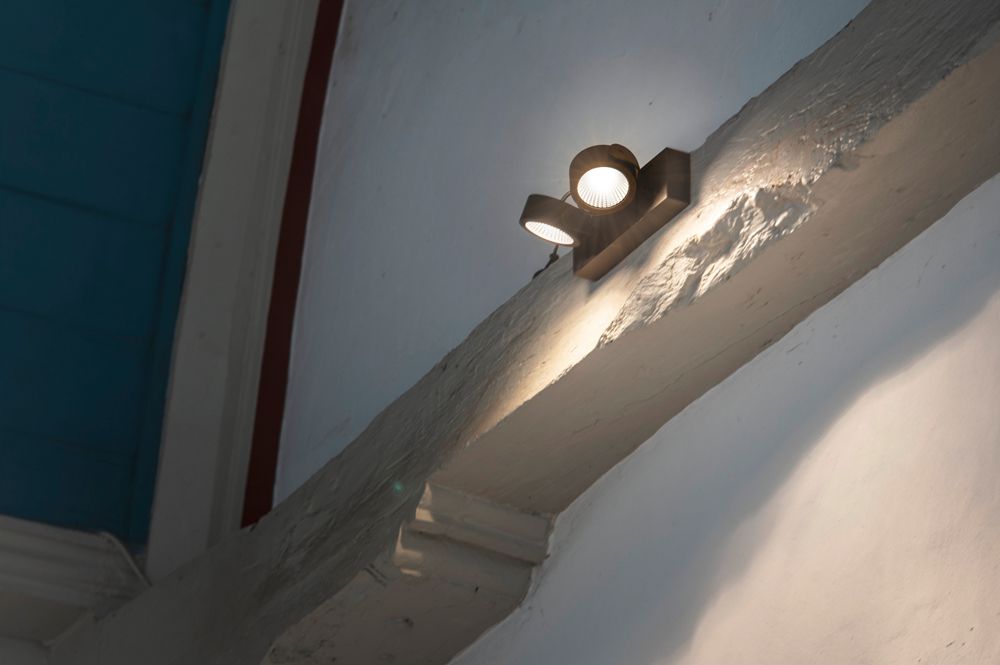 LED-Decken-/Wandleuchte SLV KALU 2, 34W 3000K dimmbar 60° IP20 schwarz