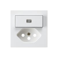 Frontset kallysto 60×60 weiss mit Linse für Kleinkombi S3/T13