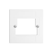 Frontplatte 2×TT,2×RJ45 weiss ITplus ITM EDIZIOdue