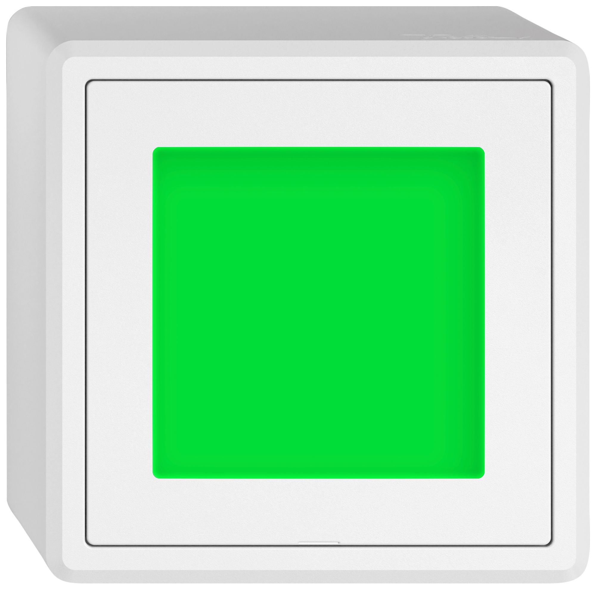 AP-LED-Leuchte EDIZIO.liv SNAPFIX® LED-grün 230V ws