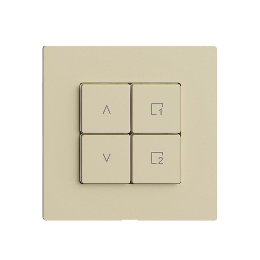 Comando per interruttore tapparelle 1c scena/4t WLAN Edue Wiser vanille