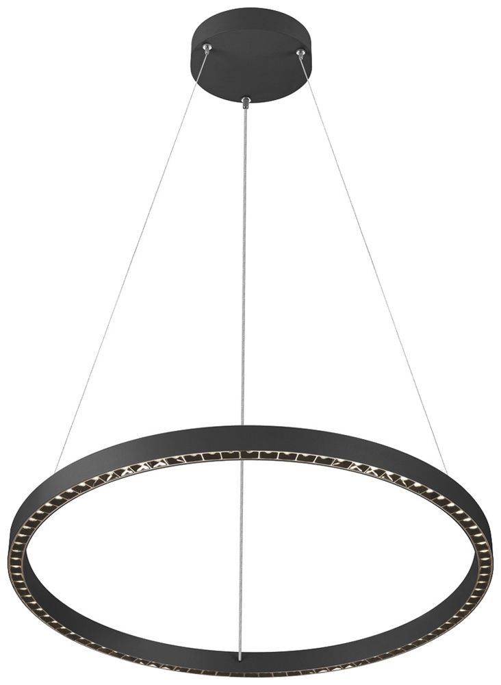 Lampada sospesa LED SLV ONE CUBE 54W 4300lm 940 DALI diretto Ø805 nero