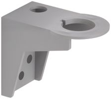 Équerre WERMA WM, pour colonne de signalisation, montage sur rail profilé, gris