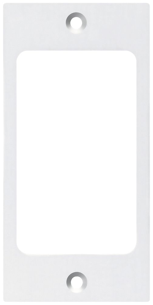 Plaque de fixation Hager FLF 3/5 1×1 aluminium anodisé bc