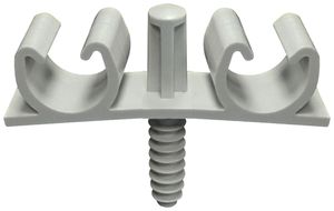 Collare di fissaggio FIX-RING MULTI materiale sintetico 2×Ø16mm gr 50 pezzi