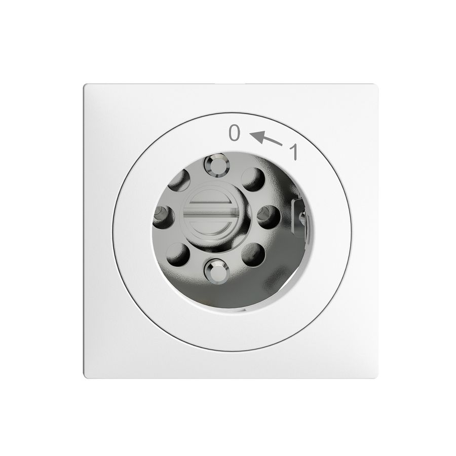 Contact pivotant ENC 0<-1/2P EDIZIOdue blanc pour serrure, s.cyl.