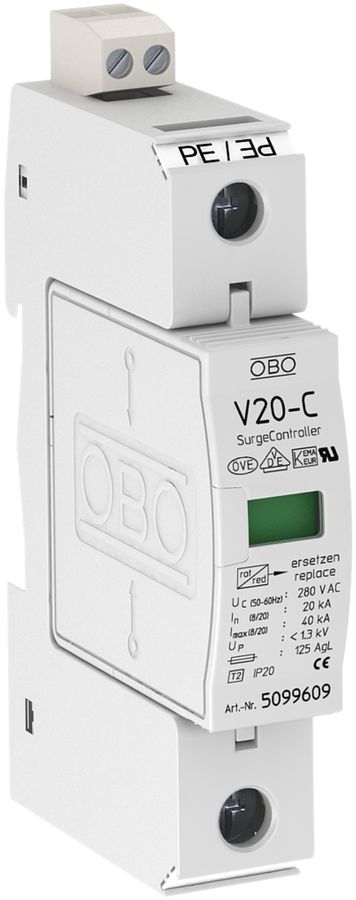 Protection de surtension Bettermann 1pôle avec signal à distance 280V