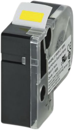 Etichetta PX MM-EML (17.5X8)R C1 YE/BK 17.5×8mm 297 pz. gi/ne