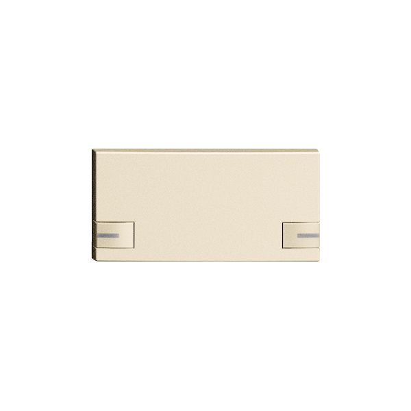Touche 1/2 KNX/électron.a.LED EDIZIOdue 2× commande simple, crema