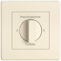 UP-Montageset EDIZIO.liv SNAPFIX® f.Drehschalter m.Griff 0-Wasch-0-Tumb cr