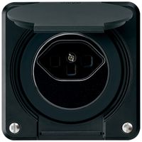 UP-Steckdose robusto Typ 23 schwarz