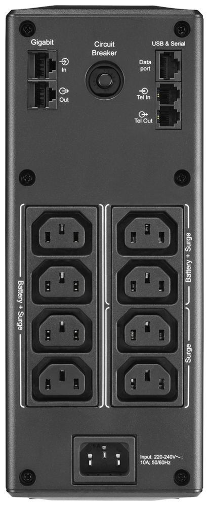 USV-Anlage Back UPS Pro BR 230V 1600VA 6×C13 Line-Interaktiv