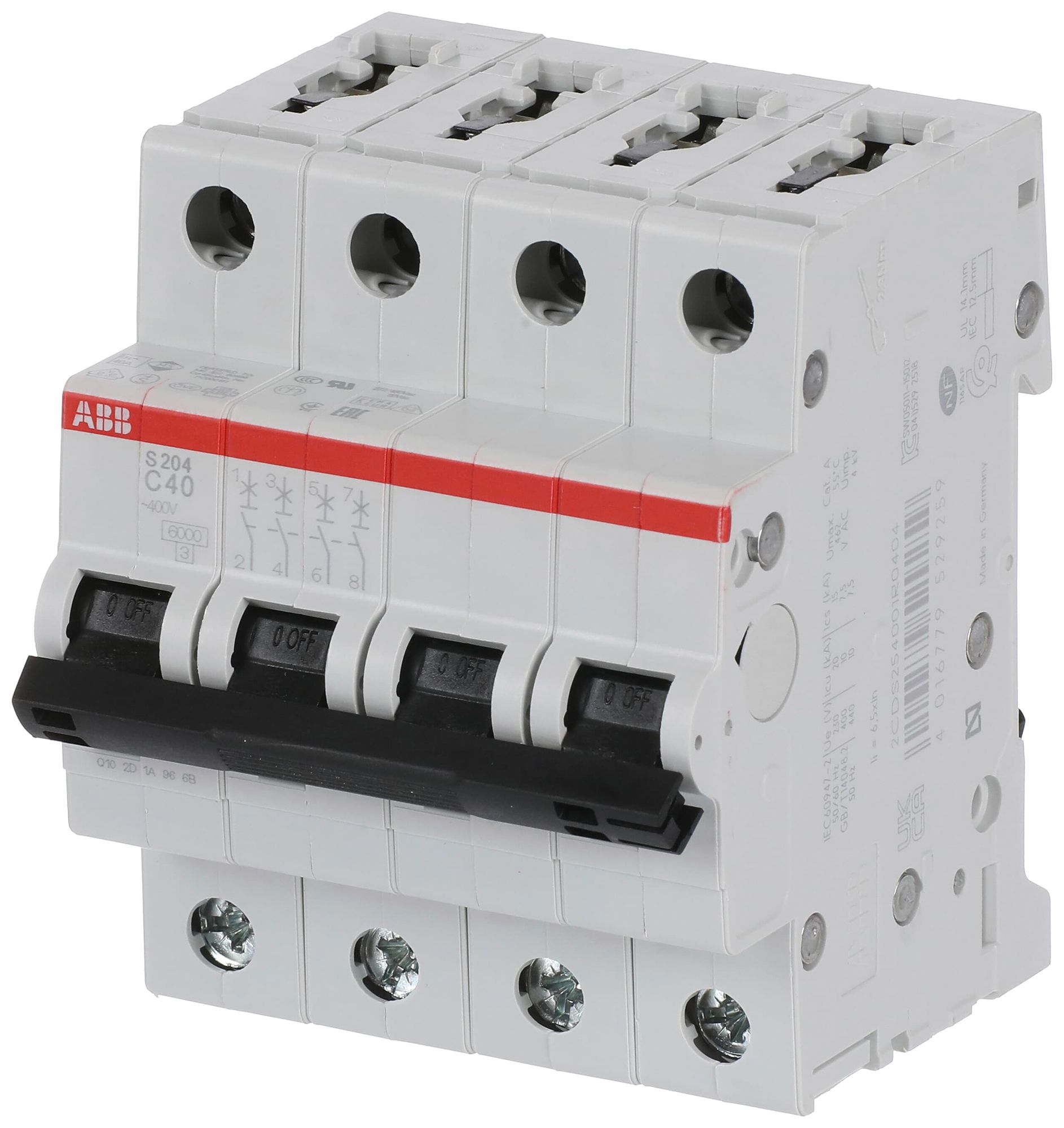Leitungsschutzschalter ABB S204-C40 40A C 6kA