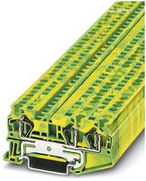 Borne 0.08…6mm² connexion à ressort vert/jaune