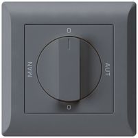 UP-Drehschalter 0-Man-0-Aut. kallysto.line 2/1L anthrazit mit Drehgriff