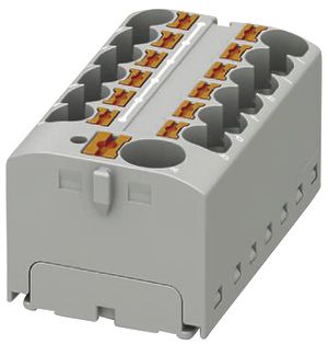Verteilerblock PX PTFIX 10/12X4 GY