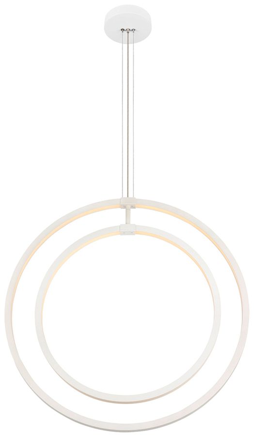 LED-Pendelleuchte SLV ONE VERTICAL 40W 2550lm 2700/3000K Ø800×30mm weiss