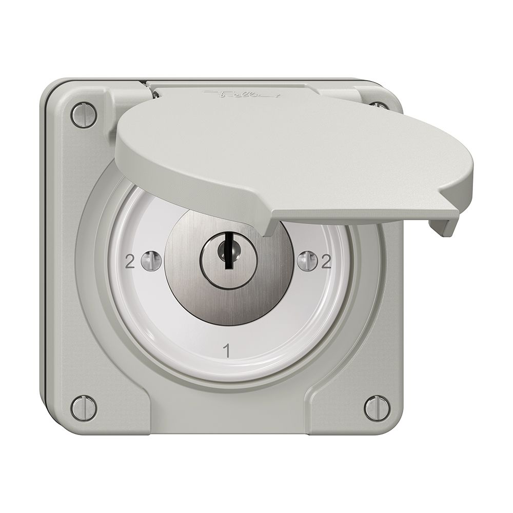 Interrupteur rotatif NUP NEVO, 3/2L, avec serrure&2 clés, KS, 2-1-2-1, grc