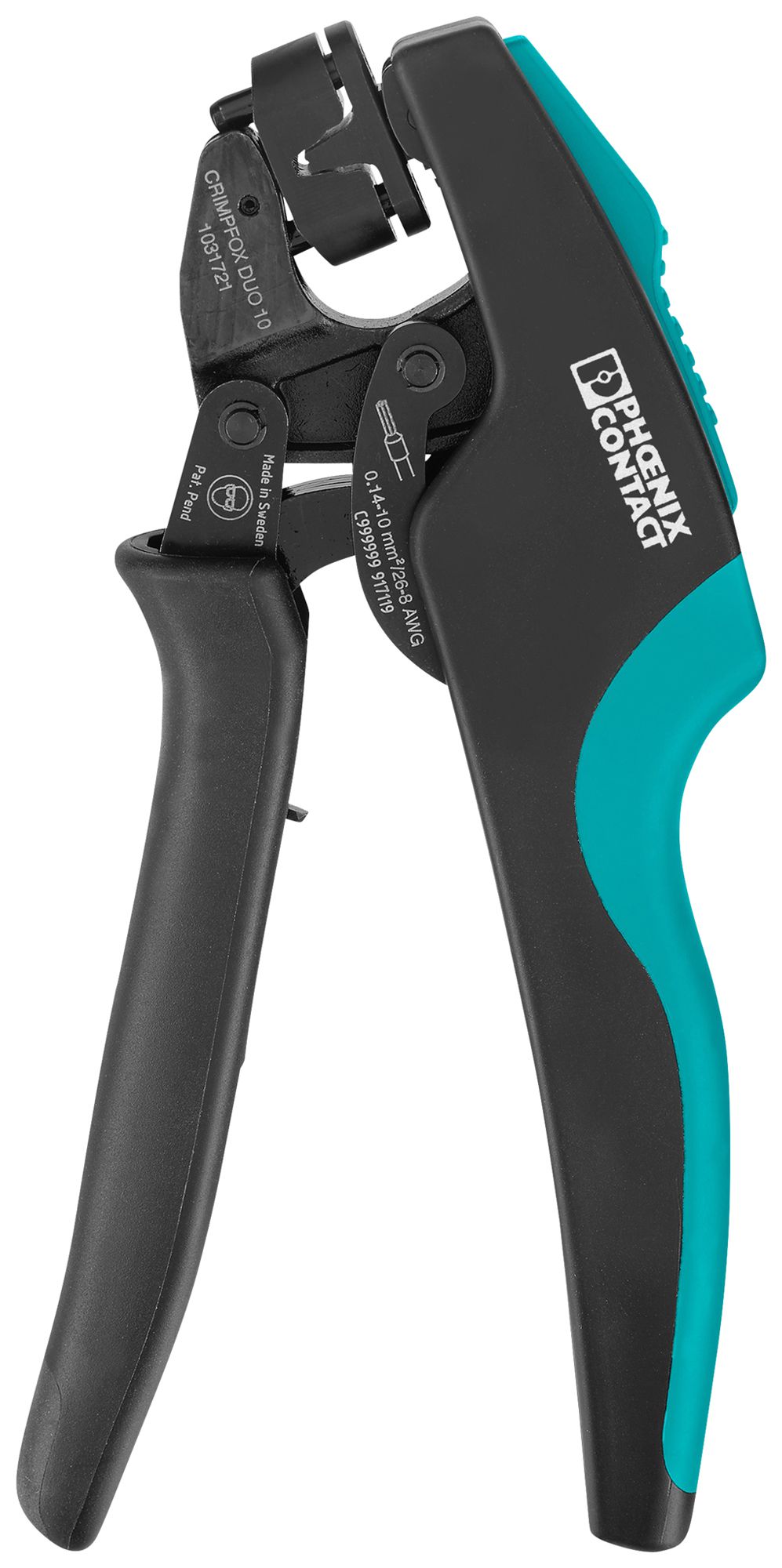 Pinza di serraggio PX CRIMPFOX DUO 10 0.14…10mm²+2×4mm²