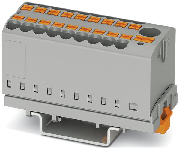 Bloc répartiteur Phoenix Contact PTFIX 7×2.5mm² vertical pour NS 35, bleu