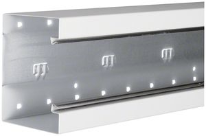 Canale perapetto tehalit BRS 130×100×2000mmmm acciaio bianco traffico