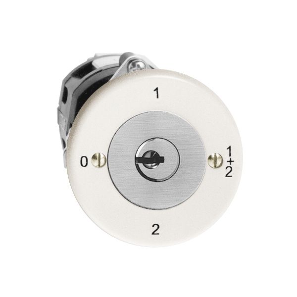 Interrupteur rotatif ENC FH 1/1P blanc, avec serrure de sûreté