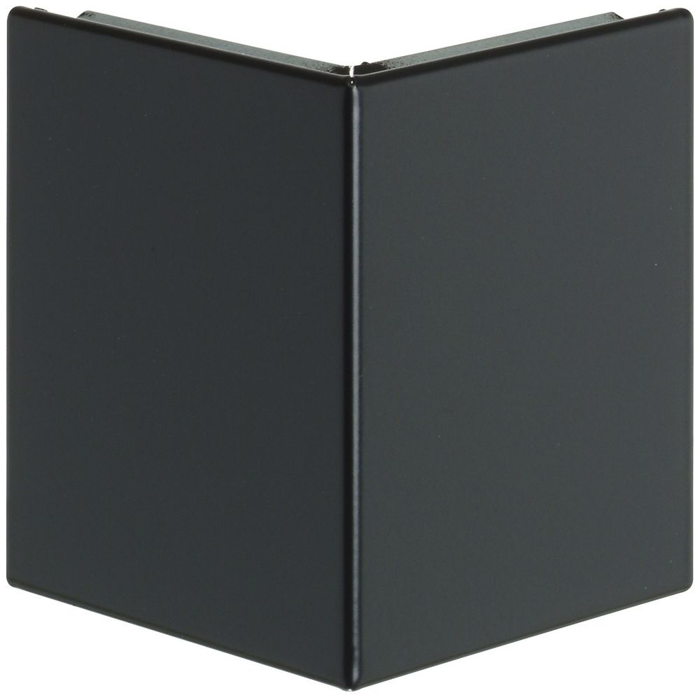 Ausseneckabdeckung 80mm schwarz