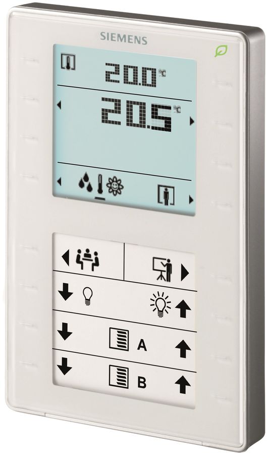 Apparecchio di comando KNX AP Siemens QMX3.P37, bianco