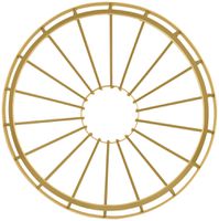 Paralume LDV Vintage 1906 PenduLum Cage, oro