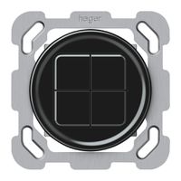 UP-Taster KNX origin 4×Tasten schwarz