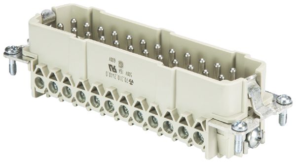 Insert p.fiche Wieland Electric revos BAS STS 24 2,5 50 24 16A 500V 0.5…2.5mm²