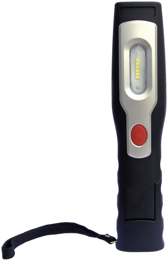 Lampe-torche à accu LED Sonlux, noir, avec dragonne