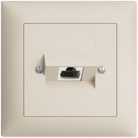 UP-Anschlussdose 1×RJ45/u 8P ITplus EDIZIOdue crema