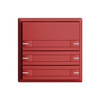 Poussoir KNX RGB EDUE, 250mW, a.LED RGB, a.papier, 6×poussoir, 1×touche, ber