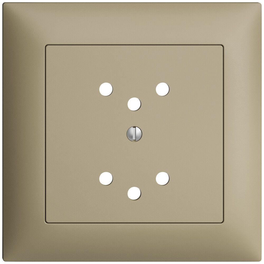 Frontset EDIZIOdue sand 88×88mm 2×T12