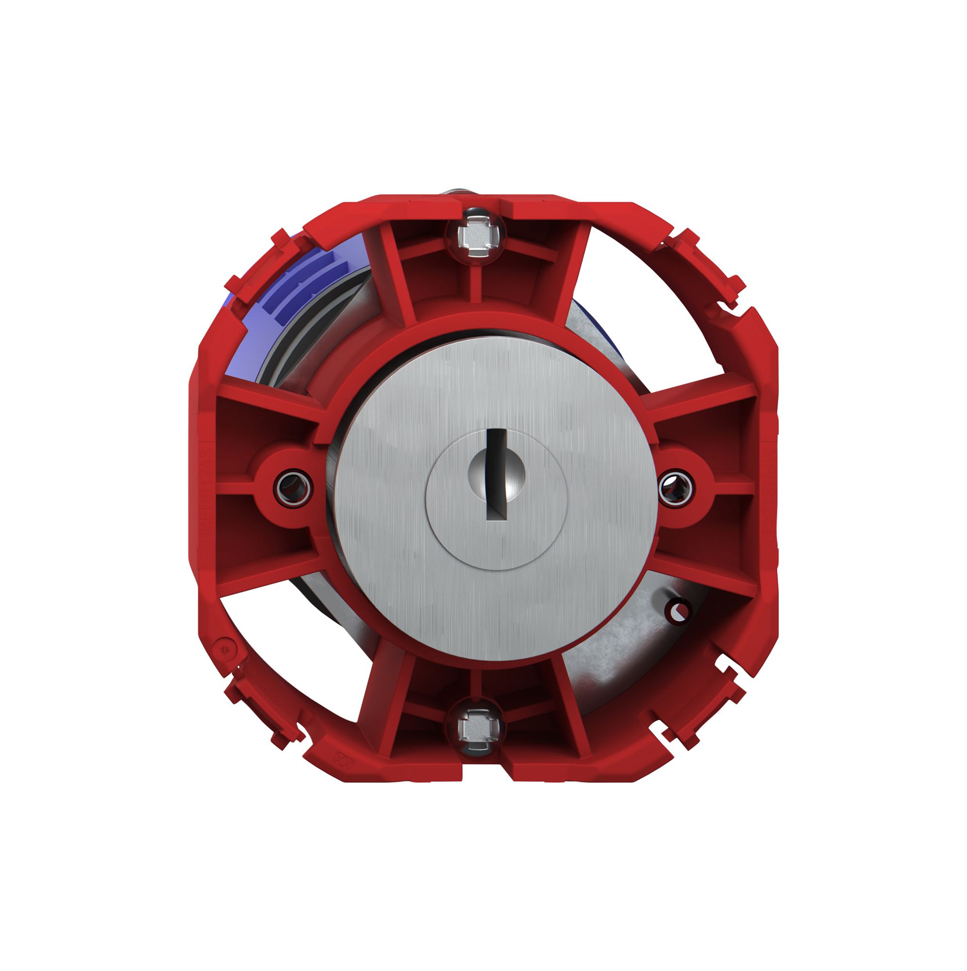 Interrupteur rotatif Feller SNAPFIX® 5/2L serrure&2 clés