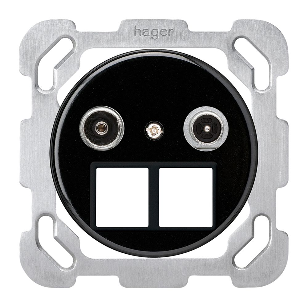 UP-Multimediadose basico TV-R Bauart B 11dB 2GHz schwarz