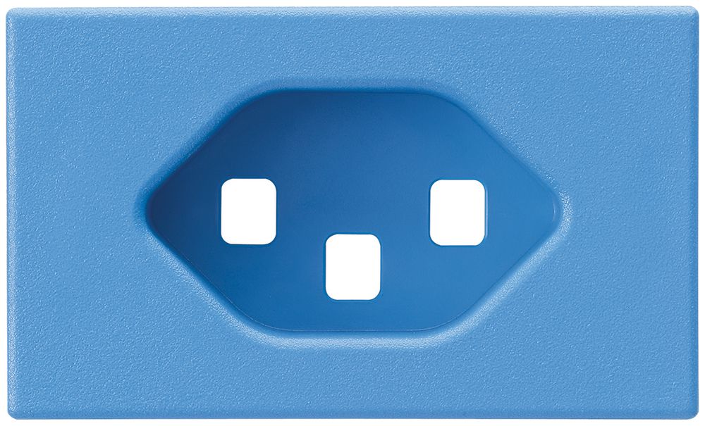 Pezzo frontale Ha 1×tipo 23 FLF blu con molle con morsetti a vite