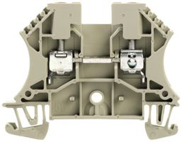 Durchgangs-Reihenklemme Weidmüller WDU Schraubanschluss 4mm² TS35 grau