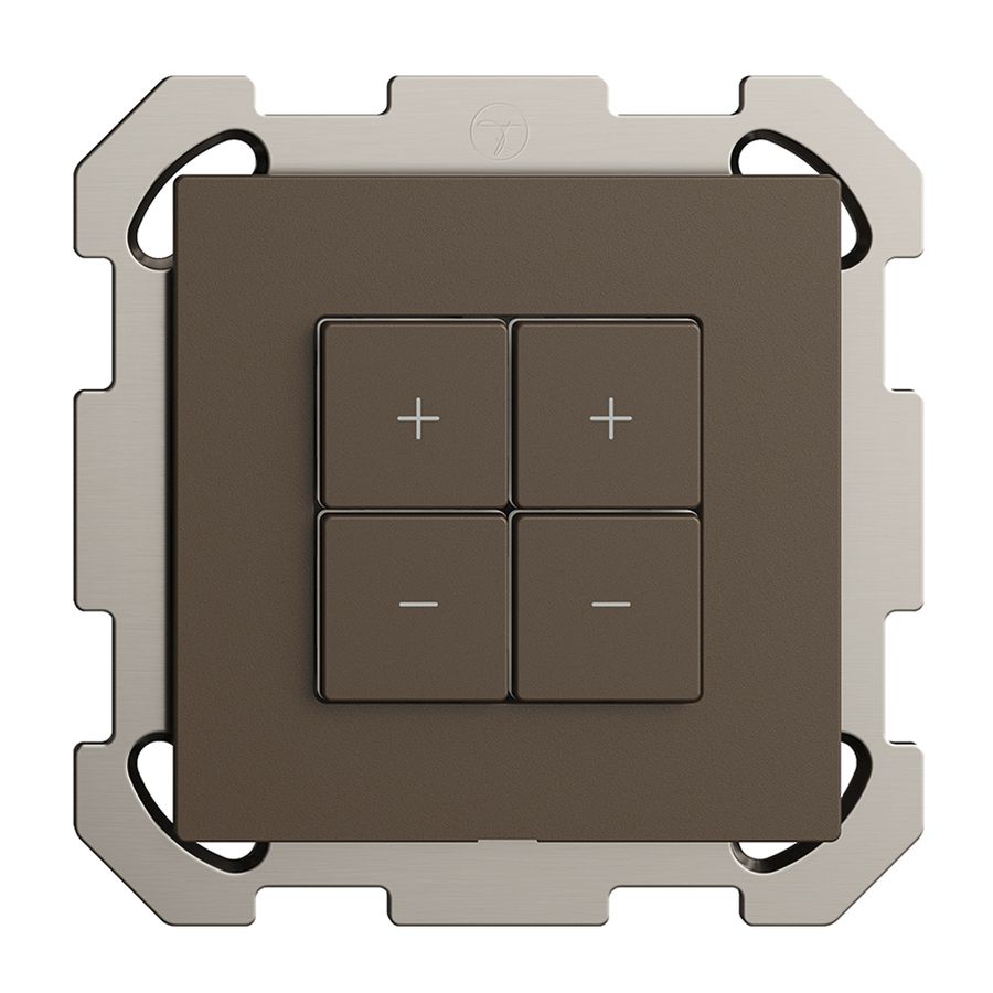 Dimmer Uni-LED INC 2K/4T WLAN Edue Wiser coffee