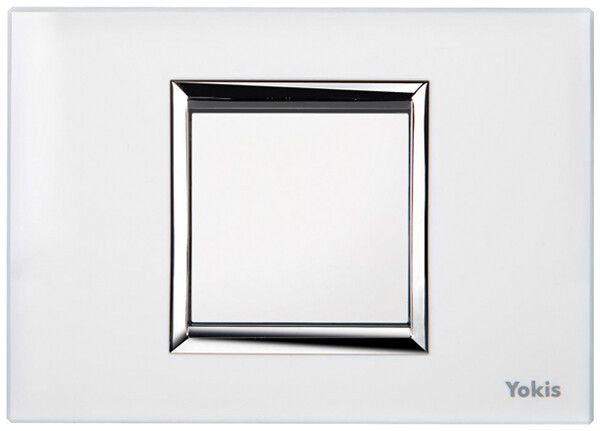 Émetteur mural RF AP Yokis TLM1T503, 1 touche blanc